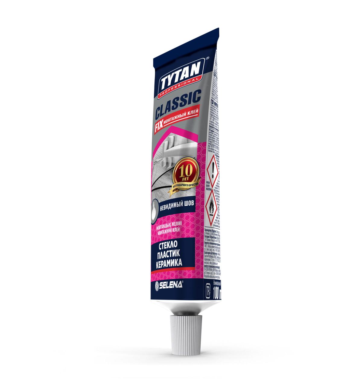 Клей Tytan Professional Classic Fix прозрачный 100мл - фото 3 - id-p183530236