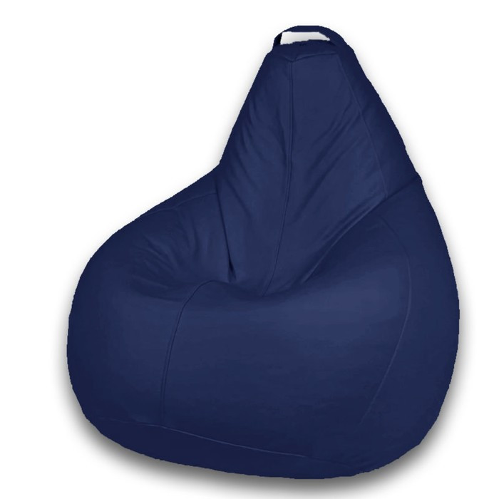 Кресло-мешок «Груша» Позитив Favorit, размер XL, диаметр 95 см, высота 125 см, искусственная кожа, цвет синий - фото 1 - id-p190050676