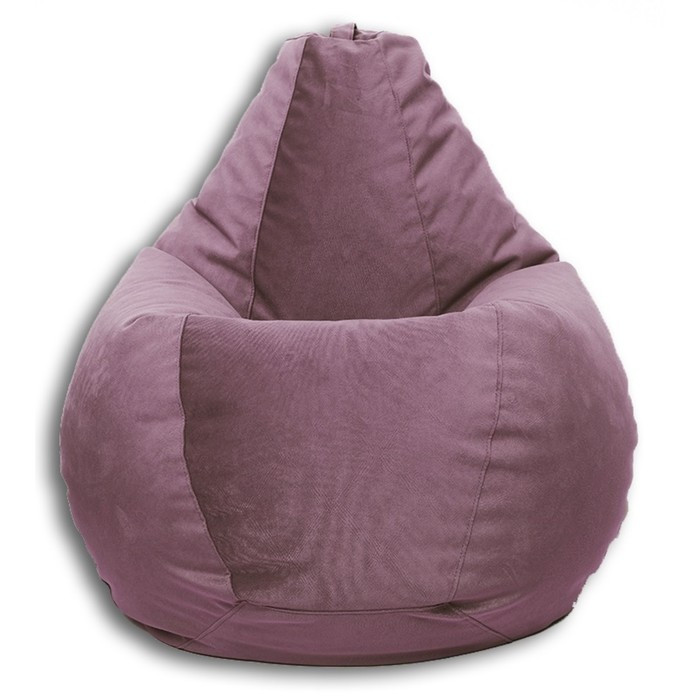 Кресло-мешок «Груша» Позитив Lovely, размер XL, диаметр 95 см, высота 125 см, велюр, цвет розовый - фото 1 - id-p190050723