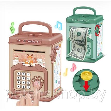 Детская копилка сейф с купюроприемником арт LSB6909, фото 2