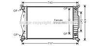 Радиатор охлаждения двигателя Sfec RR060305 (аналог AI 2202, KA088395)