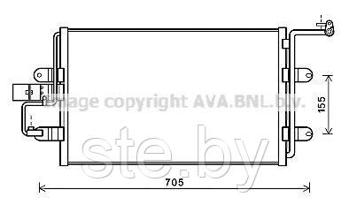 Радиатор кондиционера SFEC RK094310 (аналог AI5130, KA003892)