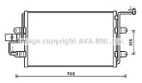 Радиатор кондиционера SFEC RK094310 (аналог AI5130, KA003892)