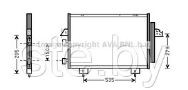 Радиатор кондиционера SFEC RK094741 (аналог TO5281, KA092739)