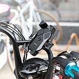 Автодержатель Hoco CA58 для велосипеда, мотоцикла цвет: черный, фото 6