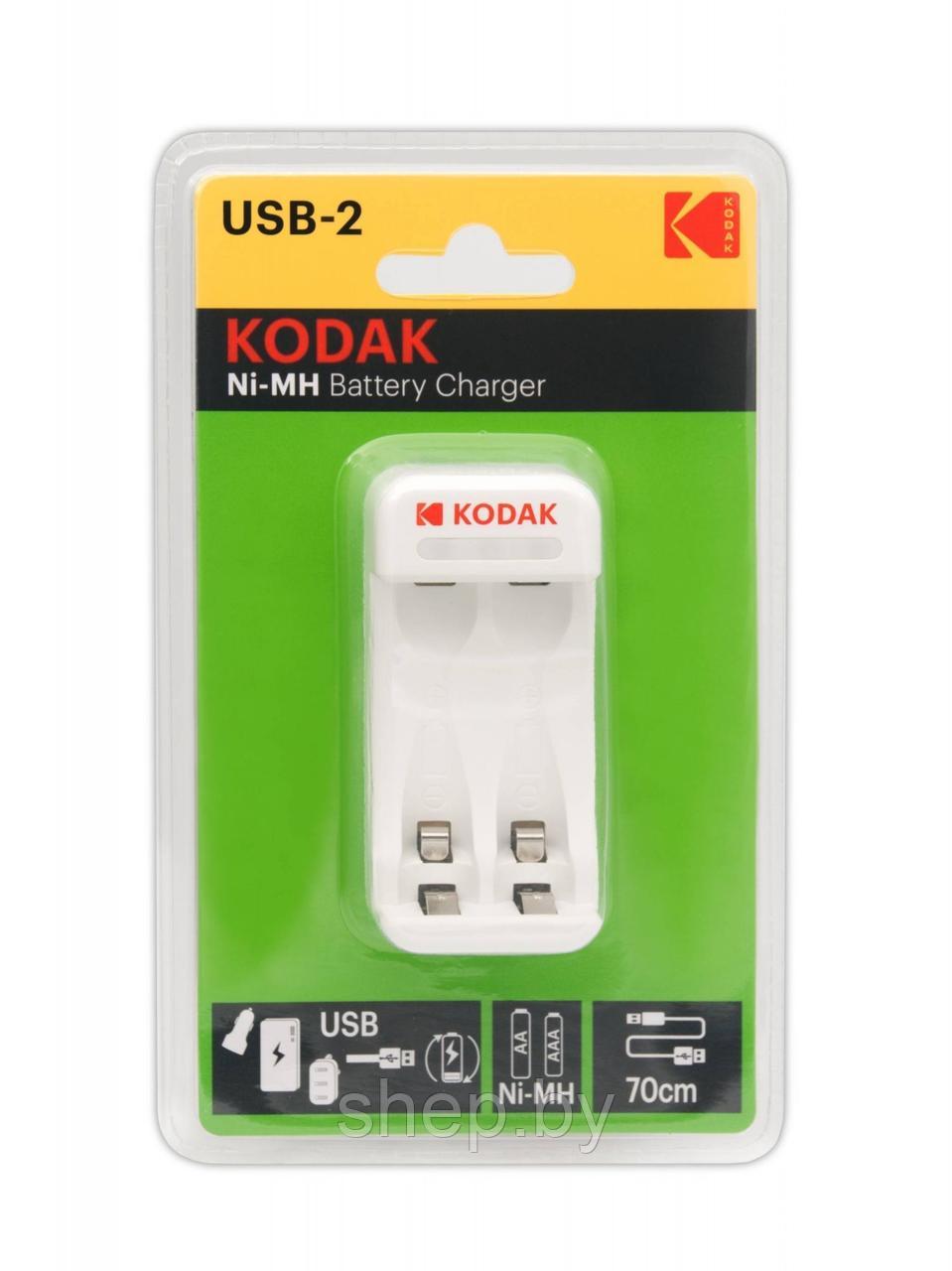 Зарядное устройство Kodak C8001B USB [2 аккумулятора AA,AAA] - фото 1 - id-p190086368
