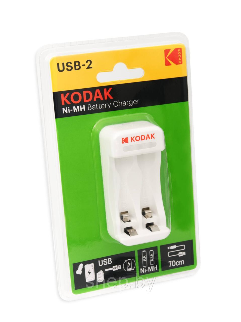 Зарядное устройство Kodak C8001B USB [2 аккумулятора AA,AAA] - фото 2 - id-p190086368