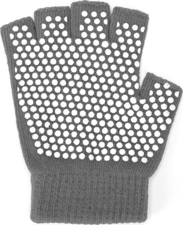 Перчатки противоскользящие для занятий йогой, серые - фото 2 - id-p146312736