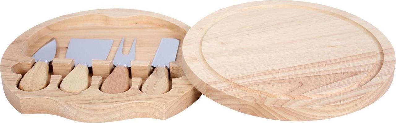 Набор для резки сыра из 4-х приборов и деревянной доски «РОКФОР» - фото 4 - id-p168531031