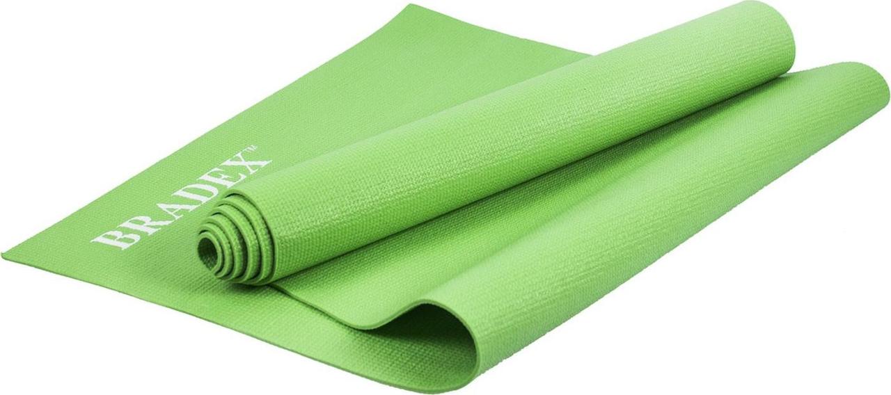 Коврик для йоги и фитнеса 173*61*0,3 зеленый - фото 1 - id-p168531930