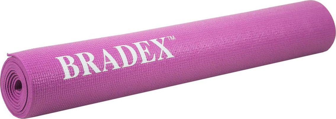 Коврик для йоги и фитнеса 173*61*0,3 розовый - фото 2 - id-p168531932