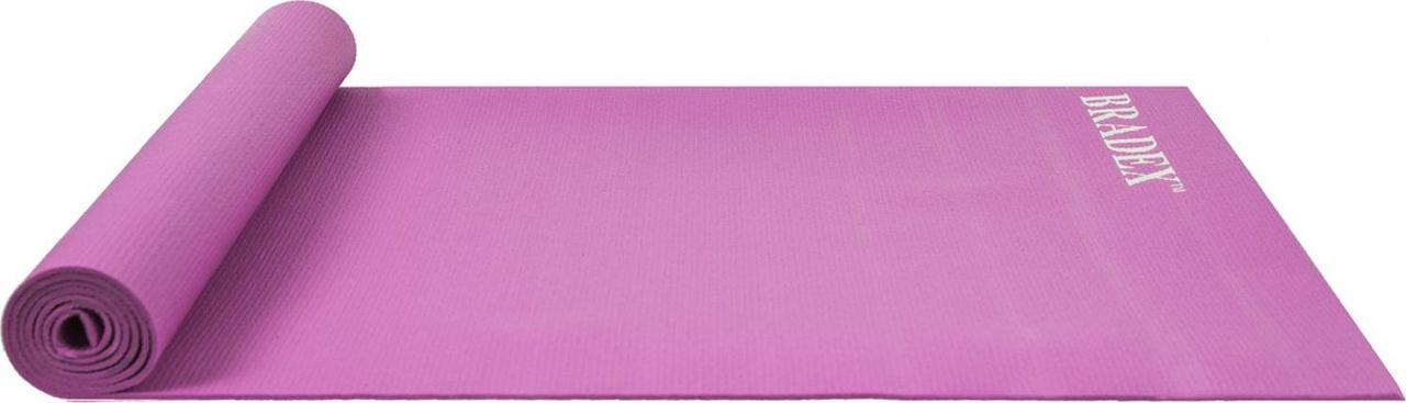 Коврик для йоги и фитнеса 173*61*0,3 розовый - фото 5 - id-p168531932