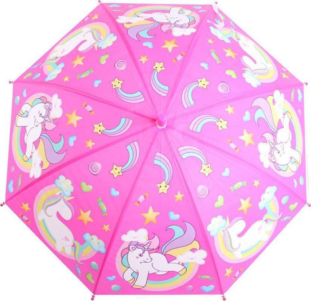 Зонт «ЕДИНОРОГ», розовый - фото 4 - id-p168531958