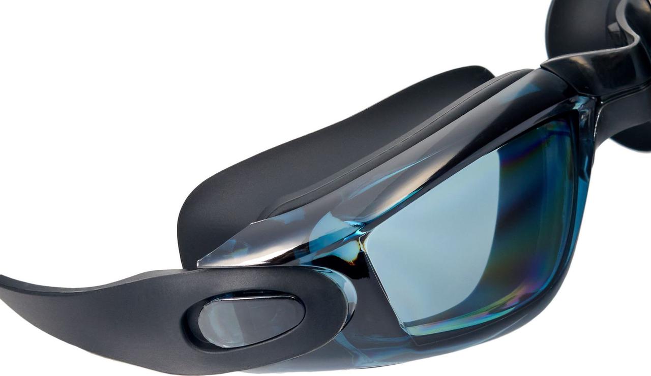 Очки для плавания, серия "Комфорт+", черные, цвет линзы - прозрачный - фото 2 - id-p168531997