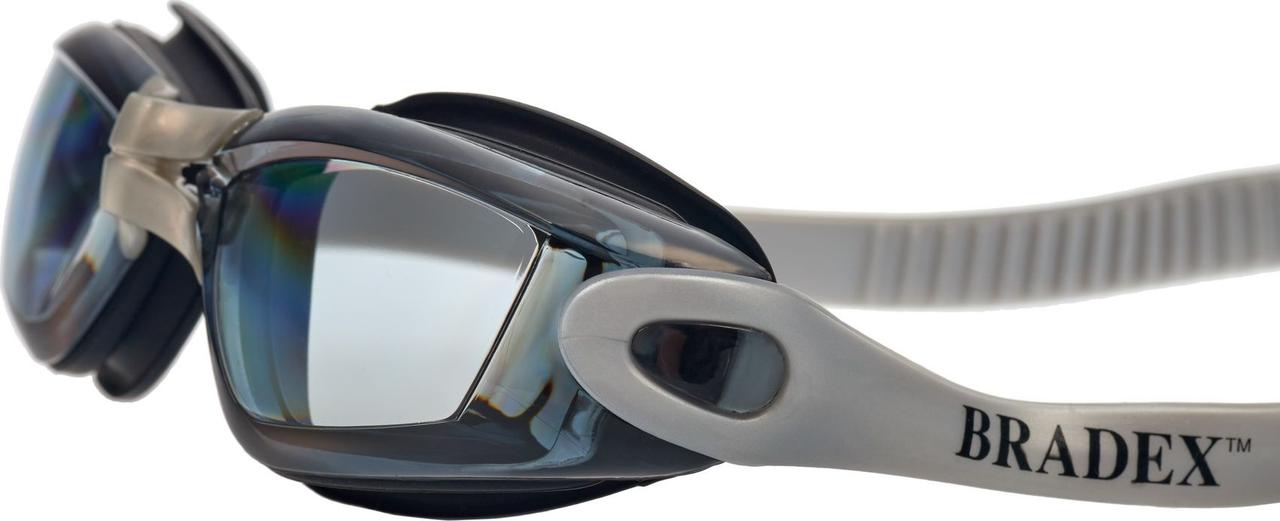 Очки для плавания, серия "Комфорт+", серые, цвет линзы - серый - фото 3 - id-p184694167