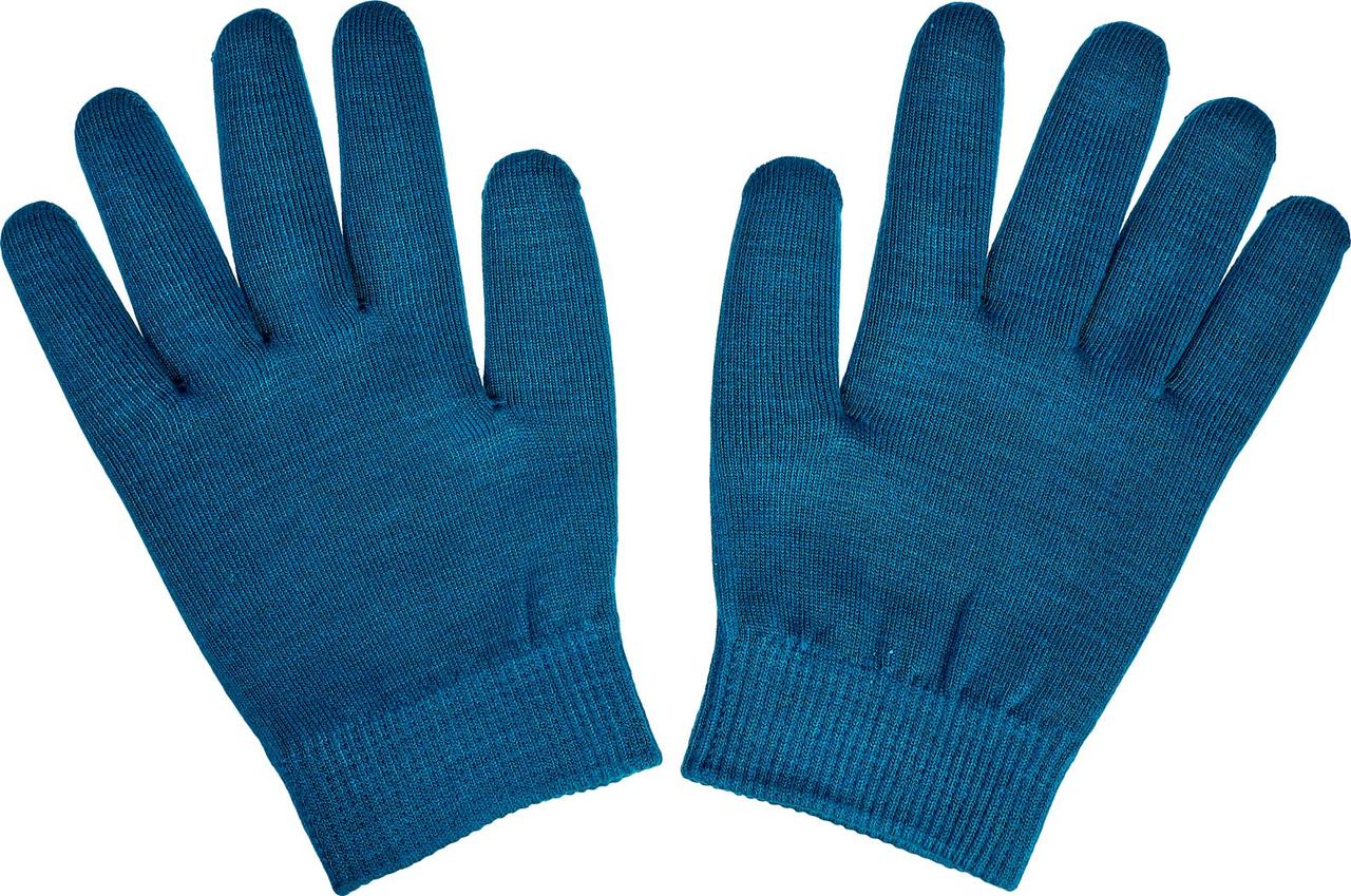 Маска-перчатки увлажняющие гелевые многоразового использования, бирюзовые - фото 1 - id-p168532086