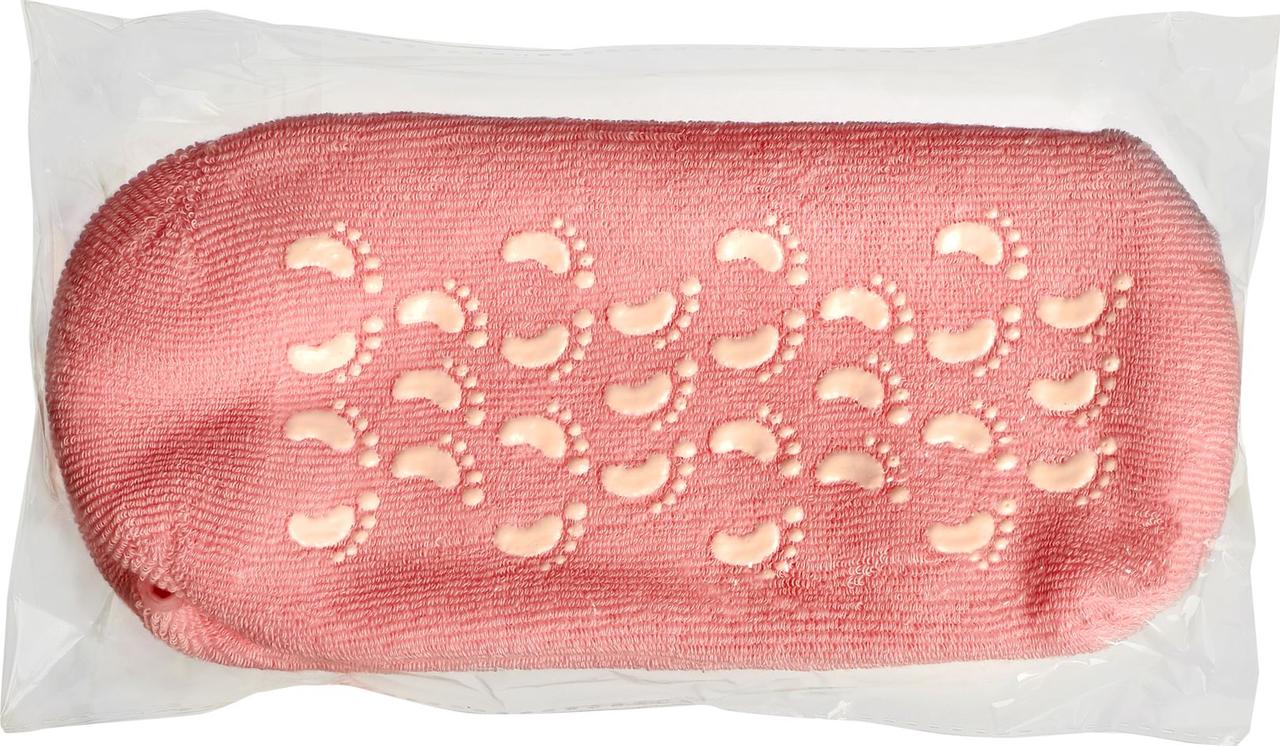 Маска-носки увлажняющие гелевые многоразового использования, розовые - фото 4 - id-p168532090
