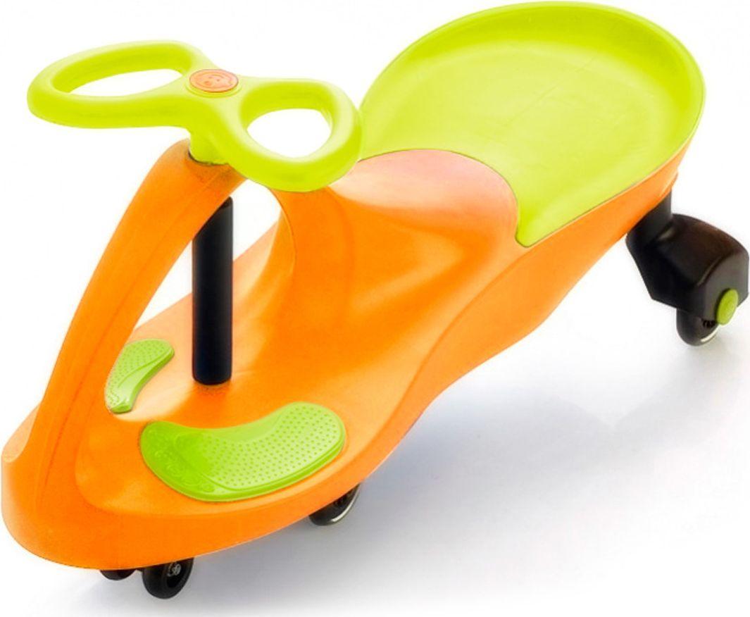 Машинка детская с полиуретановыми колесами салатово-оранжевая «БИБИКАР» - фото 3 - id-p168531392