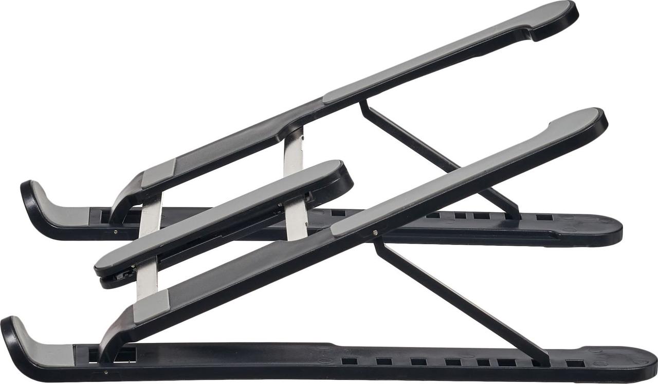 Подставка под ноутбук, планшет, складная, 26х26х2,5см, металл, пластик, чёрный - фото 2 - id-p168532333