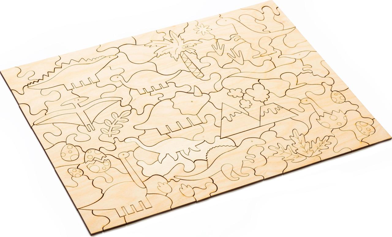 Развивающая деревянная мозаика-раскраска «ДИНОЗАВРЫ» - фото 3 - id-p168531840