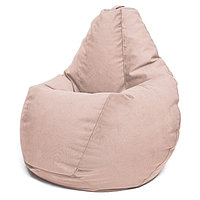 Кресло-мешок «Груша» Позитив Maserrati, размер XXXL, диаметр 110 см, высота 145 см, велюр, цвет пастель