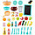 889-166 Детская кухня Beibe Good Modern kitchen, со световыми и звуковыми эффектами + вода 38 предметов, фото 5