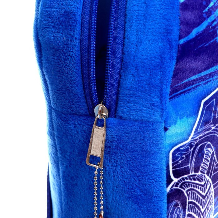 Рюкзак плюшевый детский «Крутая тачка», 21х15 см - фото 5 - id-p190095982