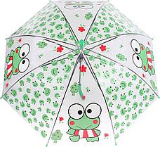 Зонт прозрачный «ЛЯГУШКА», фото 2