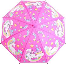 Зонт «ЕДИНОРОГ», розовый, фото 2