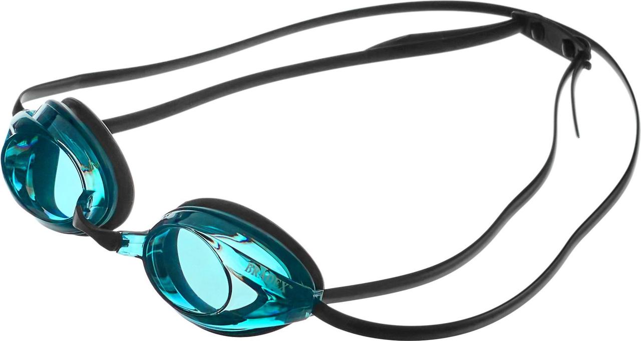 Очки для плавания, серия "Спорт", черные цвет линзы - голубой - фото 3 - id-p168546525