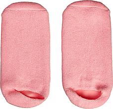 Маска-носки увлажняющие гелевые многоразового использования, розовые, фото 2