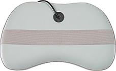 Массажная подушка с подогревом и разминающим массажем Шиацу, серая, фото 3