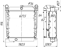 Блок радиаторов Б140К.1301.0000 Амкодор 332(А/В), А-342, А-352