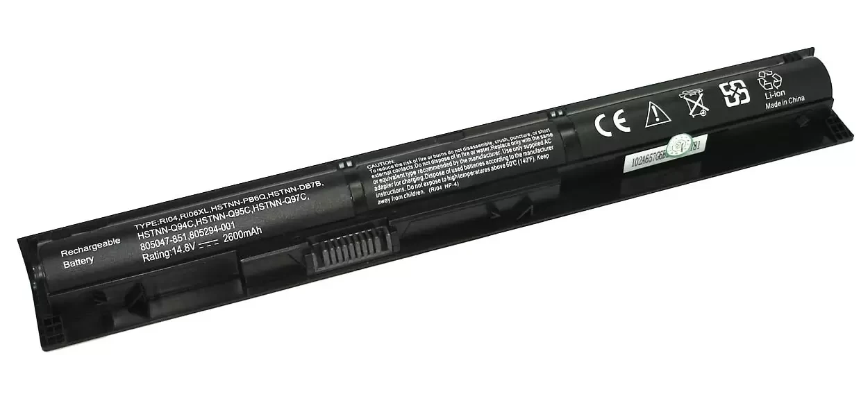 Аккумулятор (батарея) для ноутбука HP ProBook 450 G3, 470 G3 (RI04), 14.8В, 2600мАч, черный (OEM)