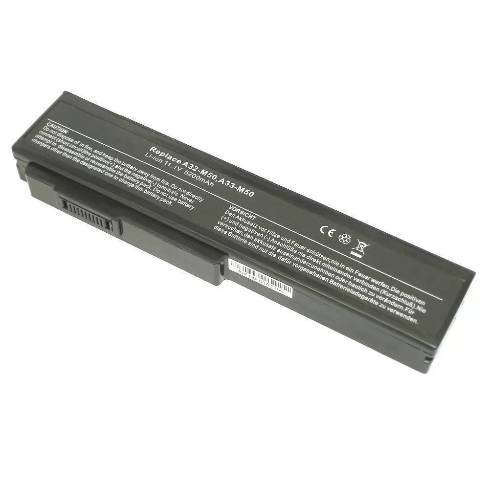 Аккумулятор (батарея) A32-M50 для ноутбука Asus X55, M50, G50, N61, M60, N53, M51, 11.1, 5200мАч черный (Low