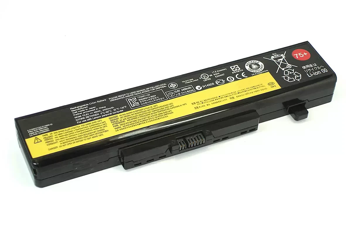Аккумулятор (батарея) L11S6F01 для ноутбука Lenovo Ideapad Y480, V480, 10.8-11.34В, 4400-5200мАч