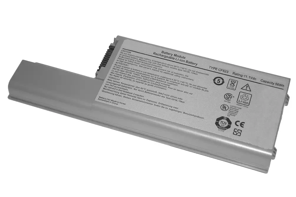 Аккумулятор (батарея) для ноутбука Dell Latitude D820 4400мАч, 11.1В