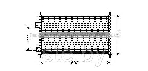 Радиатор кондиционера HD5165=HD5202 (SFEC RK094733)