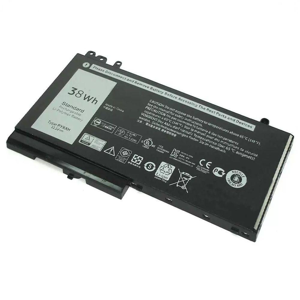 Аккумулятор (батарея) RYXXH для ноутбука Dell Latitude E5250, 38Втч, 11.1B