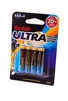 Батарейка (элемент питания) Kodak Ultra Premium LR03 BL4, 1 штука