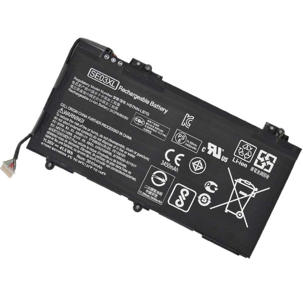 Аккумулятор (батарея) для ноутбука HP Pavilion 14-AL, (SE03XL, HSTNN-LB7G), 3450мАч, 15.55В