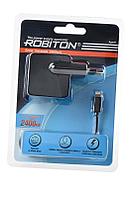 Универсальное зарядное устройство Robiton App05, Lightning для Apple iPhone, iPad, 5В, 2.4А, 100-240В