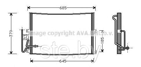 Радиатор кондиционера OL5274 (SFEC RK094653)