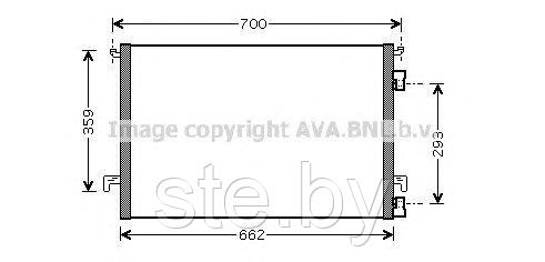 Радиатор кондиционера OL5334 (SFEC RK094598) - фото 1 - id-p190118922