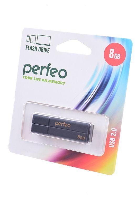 USB Flash накопитель Perfeo PF-C01G2B008 USB 8GB, черный