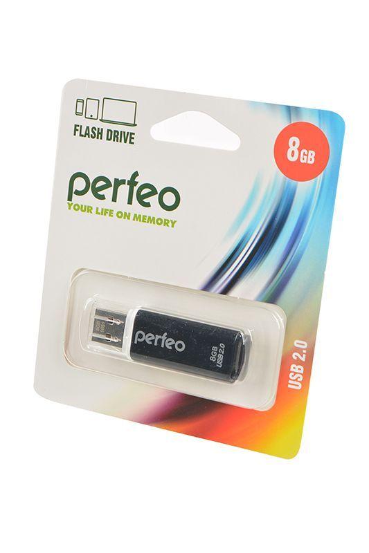 USB Flash накопитель Perfeo PF-C13B008 USB 8GB, черный