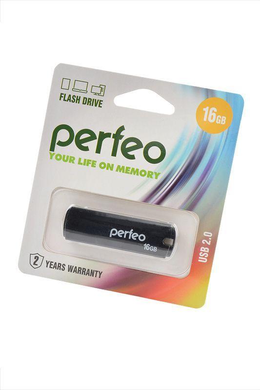 USB Flash накопитель Perfeo PF-C05B016 USB 16GB, черный