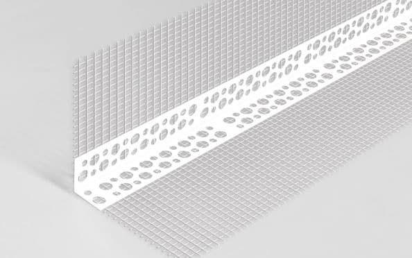 Профиль угловой с сеткой ПВХ (0.8) 70*70 * 2500мм