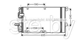 Радиатор кондиционера OL5326 (SFEC RK094650)