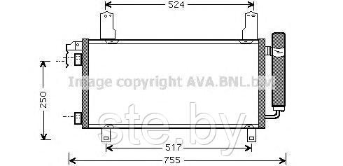 Радиатор кондиционера MZ5157 (SFEC RK094792) - фото 1 - id-p190122330